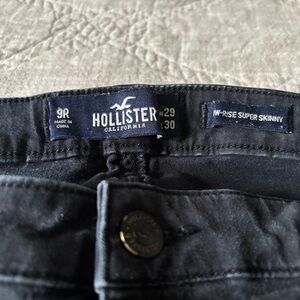 Hollister Black Super Skinny Jeans